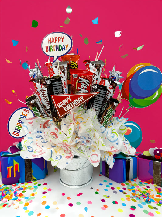 Ramo de Dulces para Cumpleaños